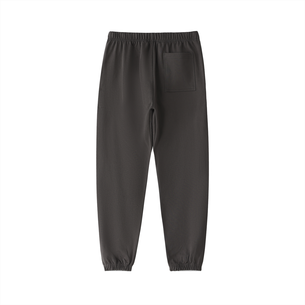 Elastic Signal Sweatpants in Dark Gray, back: no print