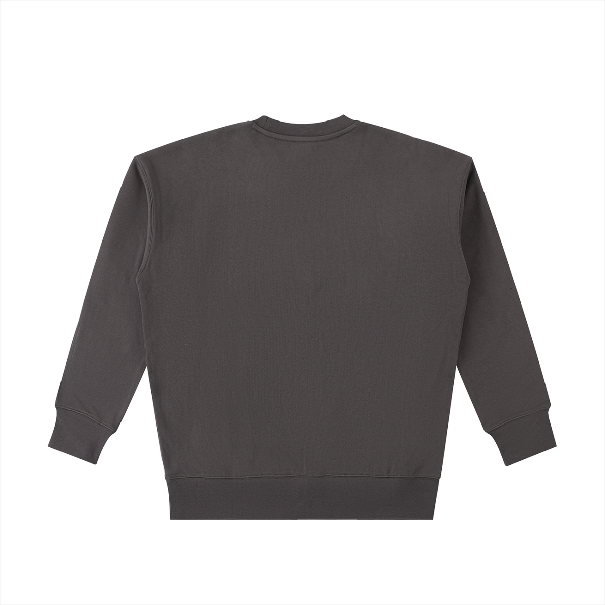 Mission Crewneck in Dark Gray, back: no print