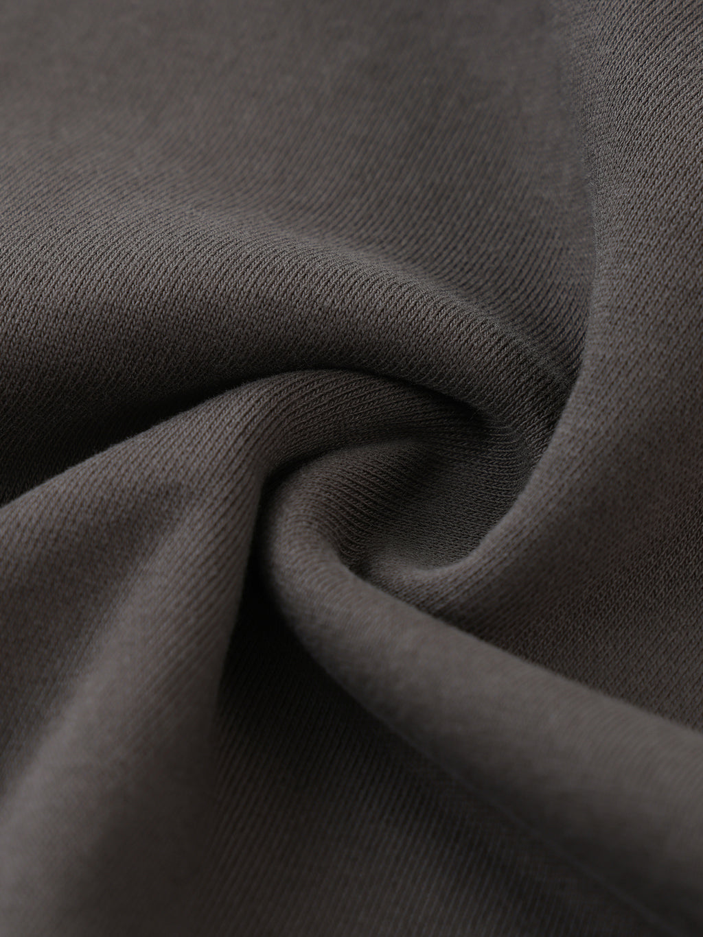 Elastic Signal Hoodie fabric close-up: 530 gsm heavyweight cotton fleece