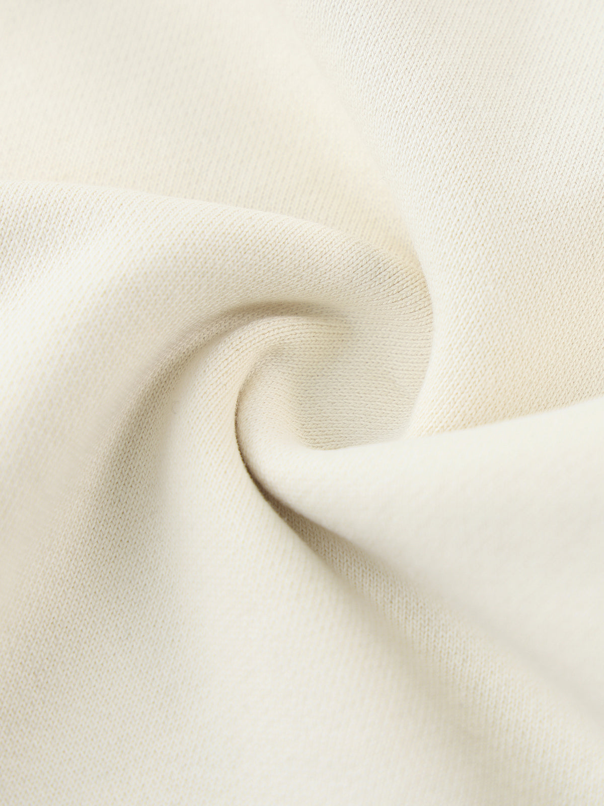 Elastic Signal Sweatpants fabric close-up: 530 gsm heavyweight cotton fleece